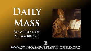 Daily Mass Saturday December 7 2024 [upl. by Yorle]