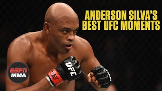 Anderson Silvas best UFC moments  ESPN MMA [upl. by Fayina]