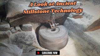 Grinding Wheat with Water A Look at Ancient Millstone Technology [upl. by Vano]