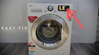 LG LE ERROR Washing Machine Repair Easy [upl. by Omrelliug]