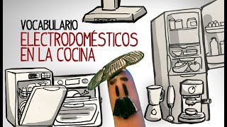 Vocabulario electrodomesticos en español electrodomesticos de la cocina [upl. by Jessen]