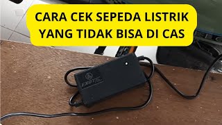 SEPEDA LISTRIK TIDAK BISA DI CAS CHARGE [upl. by Lyrred226]