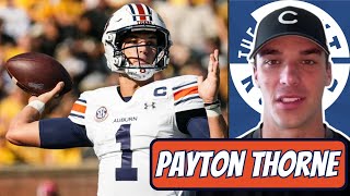 Auburn Quarterback Payton Thorne  Kentucky Game Week Interview [upl. by Eirhtug855]