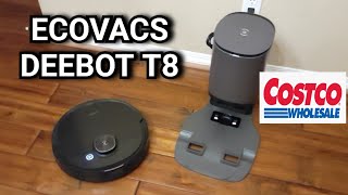 ECOVACS DEEBOT T8 AIVI Vacuuming and Mopping Robot with AutoEmpty Station [upl. by Lamson]