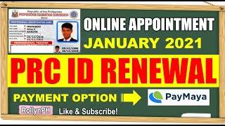 PRC ID Renewal ┃ Online Appointment Procedure┃ Payment Method PayMaya App [upl. by Mundt]