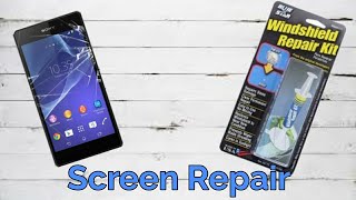 Repair A Phone Screen with a Windshield Repair Kit [upl. by Pik]