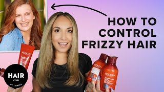 How To Control Frizz  Ask A Stylist  Haircom By LOreal [upl. by Jeroma]