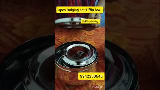 3pcs bulging set Tiffin boxkitchenware qualityrs550  shipping vlog4 [upl. by Lraed]