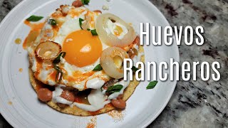 HUEVOS RANCHEROS  How To Make Huevos Rancheros EASY  Breakfast For Dinner Ideas [upl. by Morrill]