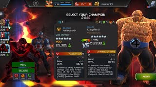 AW Season 47 Void vs Thing on Node 37 Resistance is Futile  Personal Space crush20 mcoc [upl. by Ruffi586]