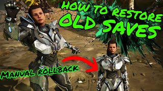 How To Restore Old Saves and Do Rollbacks in Ark Survival Ascended [upl. by Llenyt965]