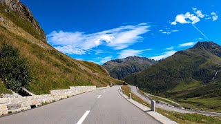 Driving the Oberalp Pass Switzerland [upl. by Airotciv]