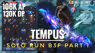 Cabal Mobile PHVN  Tempus solo run b3f part 1 with durational accessories [upl. by Airretal]