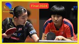 FINAL  Womens Single  Miwa Harimoto JAPAN vs Kim Kum Yong NORTH KOREA [upl. by Girish404]