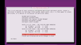 How to install Linux Ubuntu server 1604 with software RAID 0 [upl. by Frasch484]