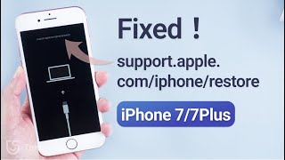 2023 Fixed iPhone 7 Stuck on supportapplecomiphonerestore Get Out of Recovery Mode Now [upl. by Vihs]