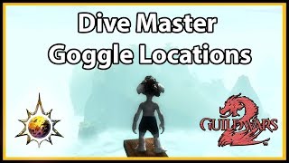 Guild Wars 2  Dive Master Goggle Locations [upl. by Eilyak257]