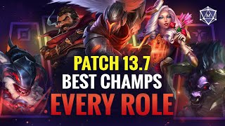 BEST Champions in EVERY ROLE in Patch 137 League of Legends [upl. by Eenwat]