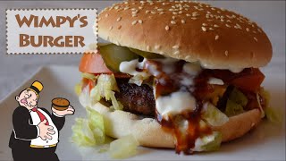 Wimpys Hamburger Recipe  Easy Cheesy [upl. by Erasme775]