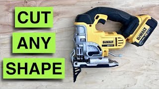 Cut anything Dewalt 20V Max DCS331B Jig Saw REVIEW [upl. by Kcirtemed806]