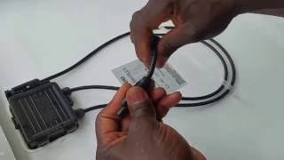 HOW TO WIRE SOLAR PANELS USING MC4 CONNECTORS [upl. by Curzon]