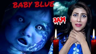 I did BABY BLUE Challenge at 3 am  GONE WRONG  BABY BLUE Real Horror Story  Little Miss Shree [upl. by Tommi]