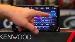 How to use the HD tuner on Kenwoods DDX9902S multimedia radio [upl. by Ffilc]