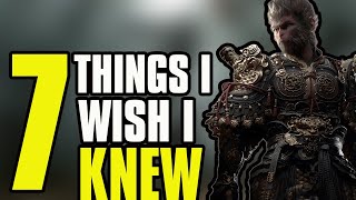 7 Things I WISH I Knew Before Playing Black Myth Wukong [upl. by Arracat]