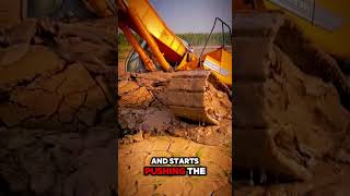 He almost sank the excavator in the marsh 😮🏜️ short shortvideo excavator [upl. by Yelac883]