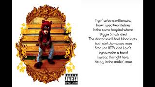 Kanye WestThrough The Wire Lyrics [upl. by Asiat]