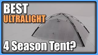 ULTRALIGHT 4 Season Backpacking Tent REVIEW  Trekkertent Saor DCF  Winter  Hilleberg Unna Soulo [upl. by Tien]