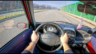 1998 Fiat Seicento 09 39HP 0100 POV Test Drive 1518 Joe Black [upl. by Annazus488]