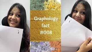 Graphology fact 008  Handwriting Analysis [upl. by Veleda]