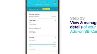 Manage your Addon SBI Cards using the SBI Card Mobile App [upl. by Konstanze96]