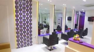 Low budget beauty salon interior design Parlour interior decoration [upl. by Siuqaj]