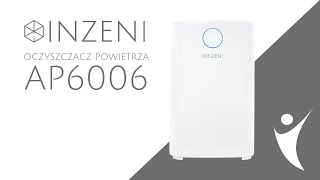 INZENI AP6006  oczyszczacz powietrza z jonizatorem filtrem HEPA lampą UV i WIFI [upl. by Deste]