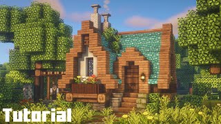 Fantasy Cottage Minecraft Tutorial [upl. by Eydie]