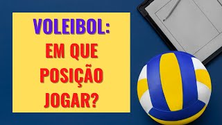 Funções no Vôlei Em Qual Posição Jogar [upl. by Eidnar]