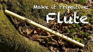 Primitive music 2 Making a DIY elderberry flute 🎵 [upl. by Laveen157]