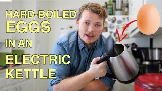 Eggcellent HardBoiled Eggs in an Electric Kettle  Easy and Fast  A La Carte with Alex [upl. by Harwill]