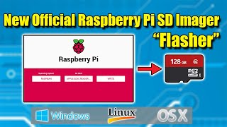 New Official Raspberry Pi SD Imager “SD Card Flasher” [upl. by Eilac]