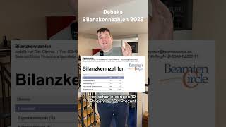 Debeka Bilanzkennzahlen 2023 [upl. by Noorah]