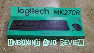 Logitech MK270R  Unboxing amp Review [upl. by Aerdnuahs]