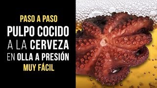 Pulpo Cocido a la Cerveza en Olla a Presión Express WMF en 10 minutos  Receta fácil [upl. by Eloc823]