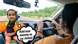 Mummy Ne Aaj Car Chalaya 🚗  PART5  Chilika to Bhubaneswar Road Trip [upl. by Regni]