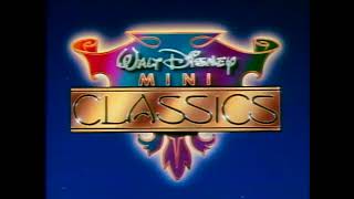 Walt Disney Mini Classics Bongo Laserdisc Opening and Closing [upl. by Ydnew]