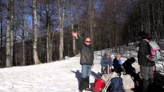 Monte Nevoso  Sneznik Slovenia con la neve 29 dicembre 2012 [upl. by Diane]