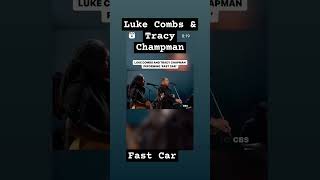 LUKE COMBS amp TRACY CHAPMAN  FAST CAR GRAMMYS 2024 shorts [upl. by Philemon]