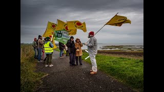 Protest Zeeuws Vlaanderen 1 december [upl. by Asamot]