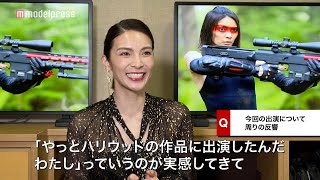 秋元才加、猛アピールで掴んだハリウッドデビュー 映画「山猫は眠らない8 暗殺者の終幕」特別インタビュー [upl. by Noami]